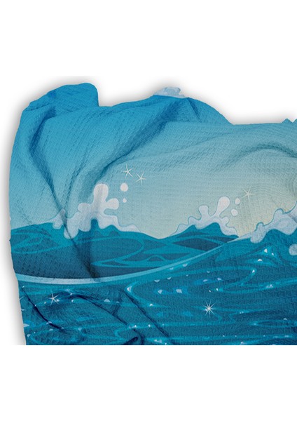 Sevimli Balık Desenli Tek Kişilik Pike ( Yastık Kılıflı ) fiyatları