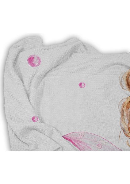 Sevimli Prenses Peri Desenli Tek Kişilik Pike ( Yastık Kılıflı ) fiyatları