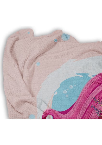 Deniz Kızı Desenli Tek Kişilik Pike ( Yastık Kılıflı ) fiyatları