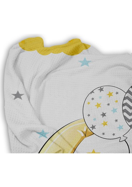 Sevimli Fil Desenli Tek Kişilik Pike ( Yastık Kılıflı ) fiyatları