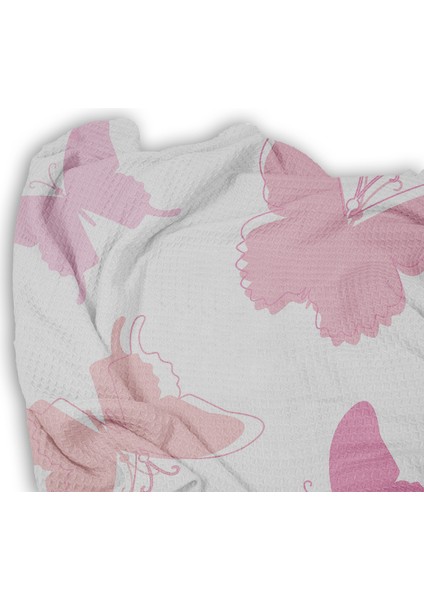 Kelebek Desenli Tek Kişilik Pike ( Yastık Kılıflı ) fiyatları