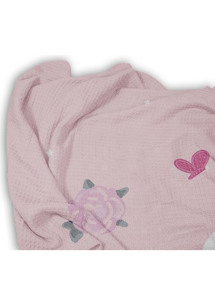 Sevimli Kuğu Desenli Tek Kişilik Pike ( Yastık Kılıflı ) fiyatları