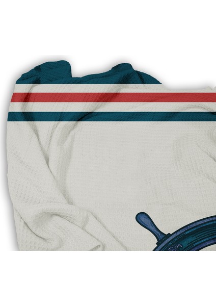 Denizci Dümen Desenli Tek Kişilik Pike ( Yastık Kılıflı ) fiyatları