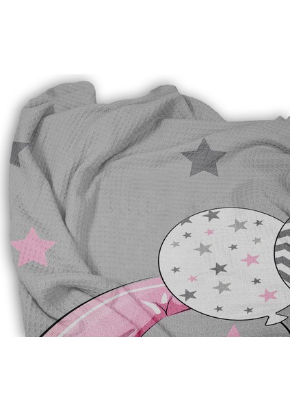 Sevimli Fil Desenli Tek Kişilik Pike ( Yastık Kılıflı ) fiyatları