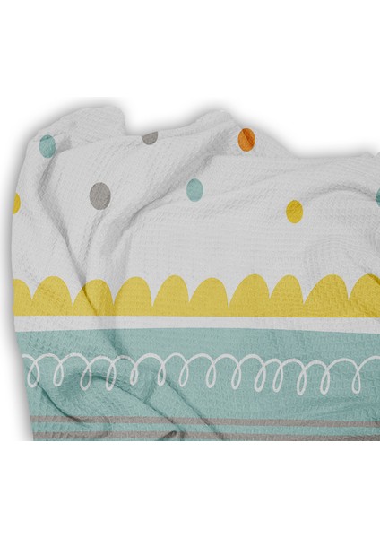 Puantiye Desenli Tek Kişilik Pike ( Yastık Kılıflı ) fiyatları