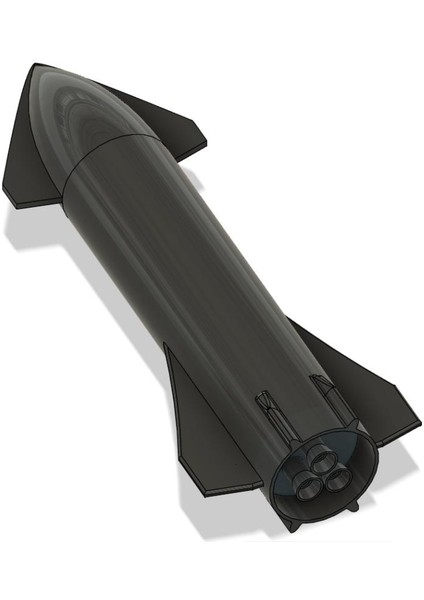 Uzayx Starship Plastik Aparat