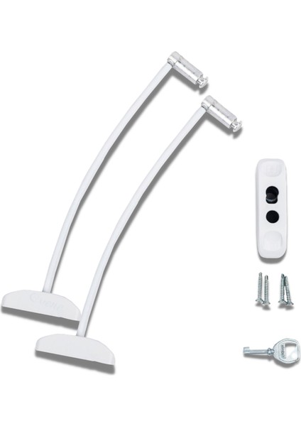 Emniyet Kilidi Pvc Pencere Çocuk Hırsız Kilidi Halatlı Pvc 2 Adet