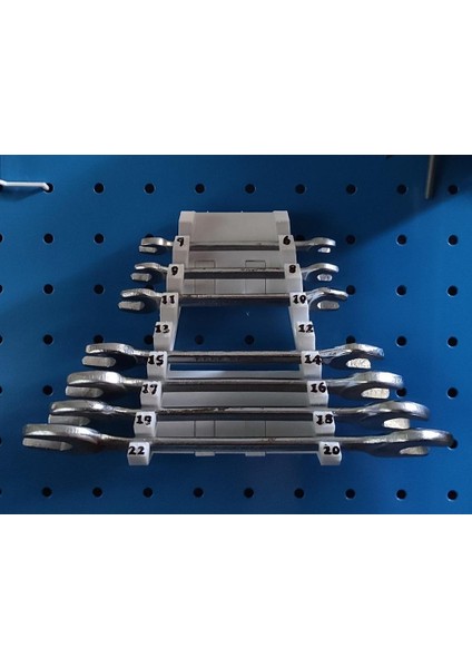 Pegboard Için Ingiliz Anahtarı Tutucu 6-22 Plastik Aparat fiyatları