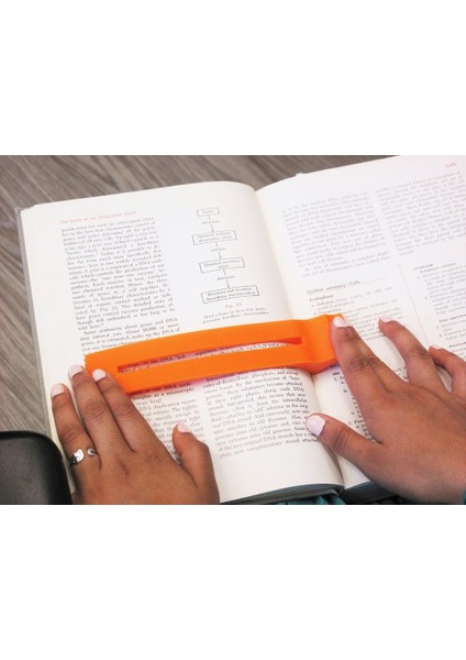 Disleksi Kitap Okuma Çubuğu Ayraç Tutucu Askısı Standı Aparatı