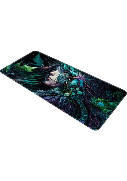 Mouse Pad Büyük Boy Gaming Oyuncu Xl 70X30 cm Forest-Girl