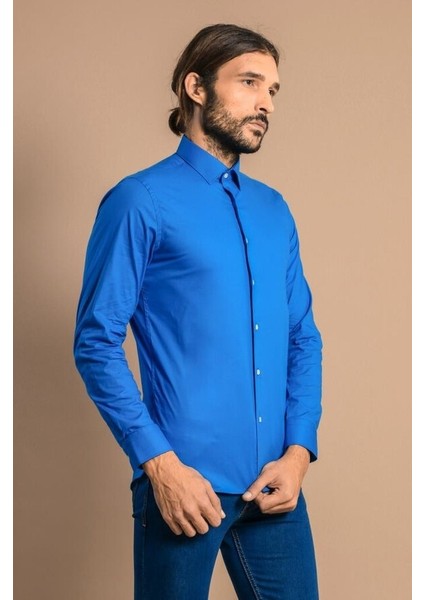 Mavi Slimfit Erkek Gömlek Wessi modelleri