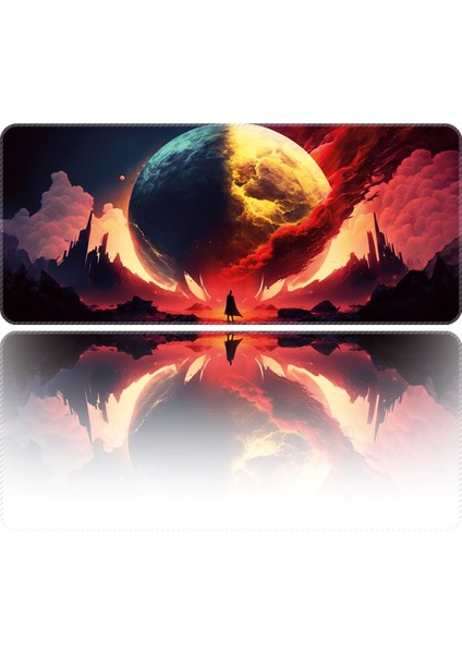 Mouse Pad Büyük Boy Gaming Oyuncu Xl 70X30 cm Bloodymoon