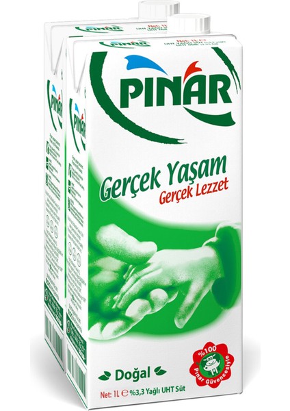 Tam Yağlı Süt 2'li 1 L