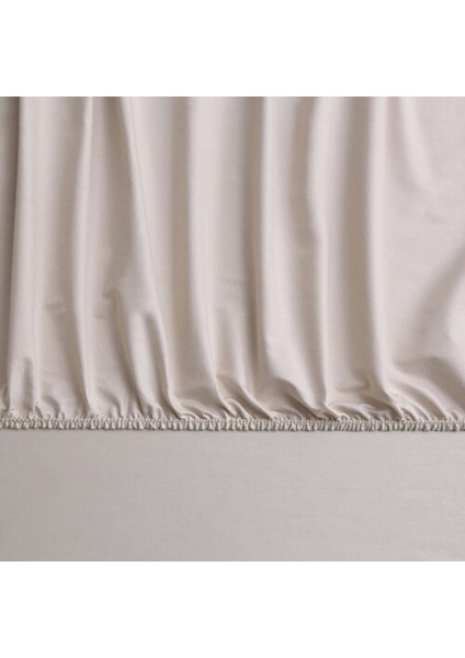 Mix&Match Pamuk Saten Tek Kişilik Lastikli Çarşaf Taş