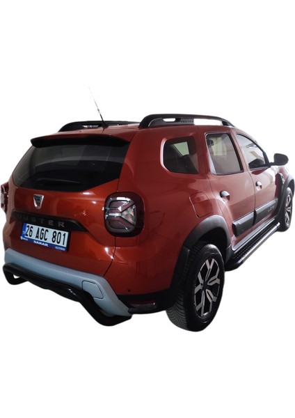 Dacia Duster Safari 2018 Öncesi Siyah Arka Tampon Koruma