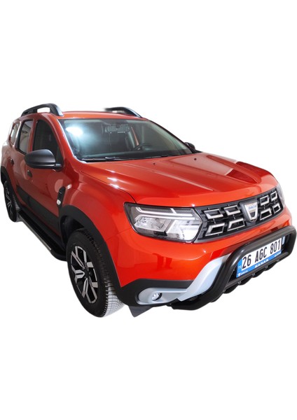 Dacia Duster 18 Öncesi Safari Siyah Ön Tampon Koruma