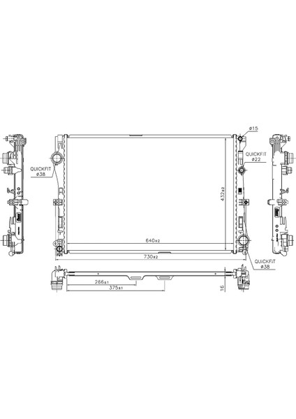 C160/180/200/220/250/300 - E180/200/220 W205 13+ A0995002203 mt 640*446*16（波6） indirimleri