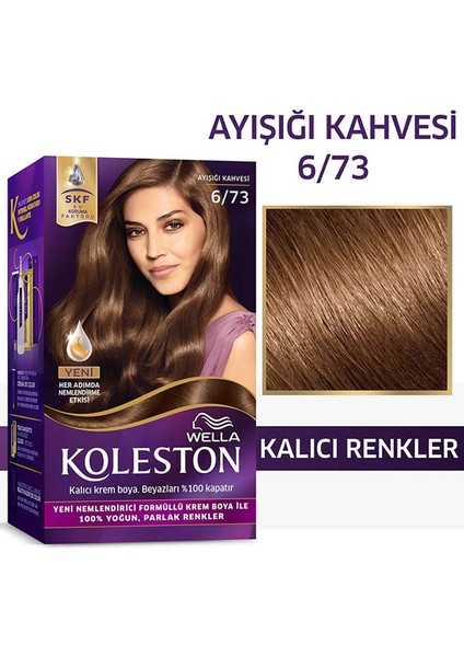 Koleston Kit Saç Boyası 6/73 Toffee Çikolata Kahvesi