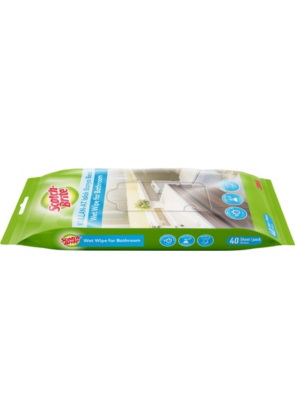 Scotch-Brite® Kullan-At Islak Banyo Bezi 40YP