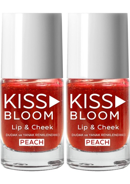 Kiss & Bloom Lip & Cheek Peach 2'li Fırsat Paketi