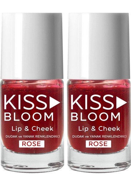Kiss & Bloom Lip & Cheek Rose 2'li Fırsat Paketi