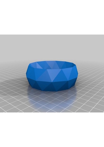 Ultimaker Üzerinde Düşük Res Bilezik Çift Duvarlar Plastik Aparat