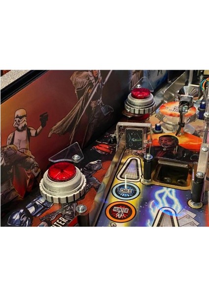 Stern Mandalorian Pinball Grav Şarj Flaşör Kapakları Plastik Aparat