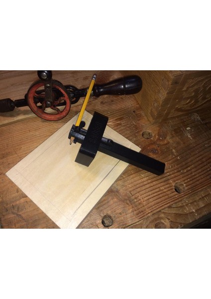 Işaretleme Ölçer - Geleneksel Ağaç Işleme Aracı Plastik Aparat