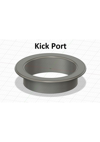 Bass Drum Için Kick Port Plastik Aparat