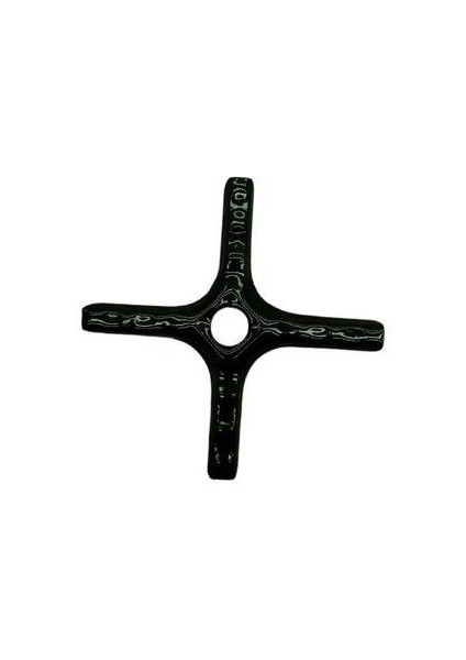 Siyah Artı Model Paslanmaz Cezvelik Ocak Küçültücü Emaye