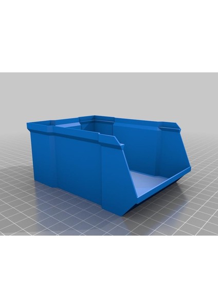 Mid Artı Yükseklik Istiflenebilir Kutu Plastik Aparat