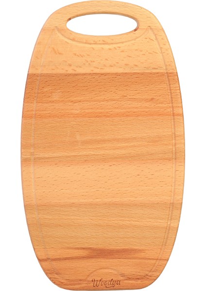 Woodya Ahşap Kesme Tahtası - Ahşap Sunum Tahtası - Ahşap Servis Tahtası 34x19 Cm