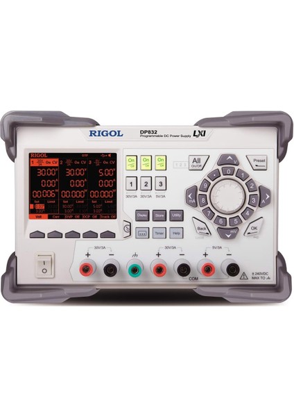 DP832 195W 3 Çıkışlı (+30 V / 3 A, +30 V / 3 A, +5 V / 3 A) Programlanabilir Dc Güç Kaynağı
