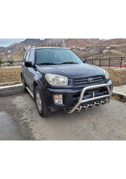 Toyota Rav 4 2001-2005 Arası Krom Ön Koruma Paslanmaz Çelik