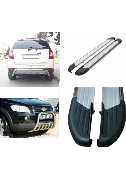 Chevrolet Captiva 2012 Öncesi Ön Arka Tampon Koruma Amazon Yan Basamak 3 Lü Set Kampanya