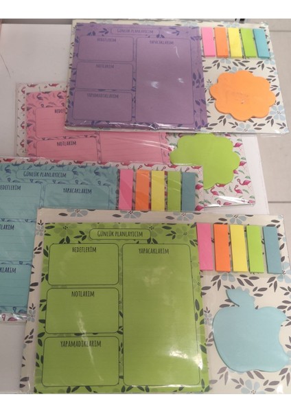 Sticky Yapışkanlı Renkli Ayraçlı Set (1ADET)