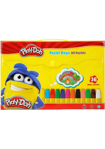 Çantalı 36 Renk Pastel Boya PLAY-PA008