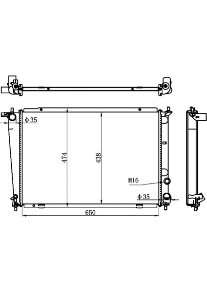 Starex/h 1/h 200 2.5 97+ 253104A100 mt 650*438*22
