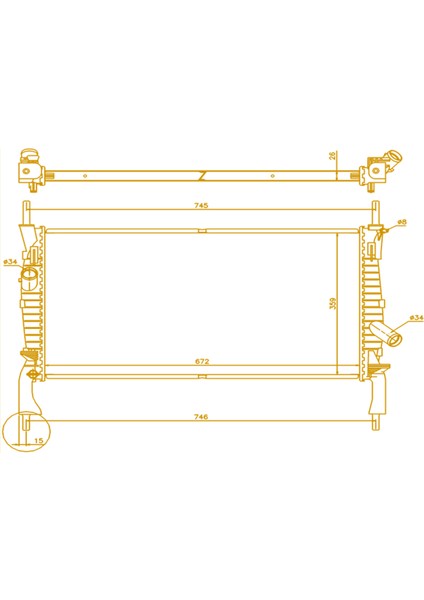 Transit 2.2 Tdcı Ac- 06- 6c 11 8005 Ab mt 770*358*26