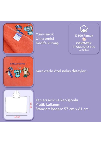 Çocuk Panço Jungle Friends fırsatları