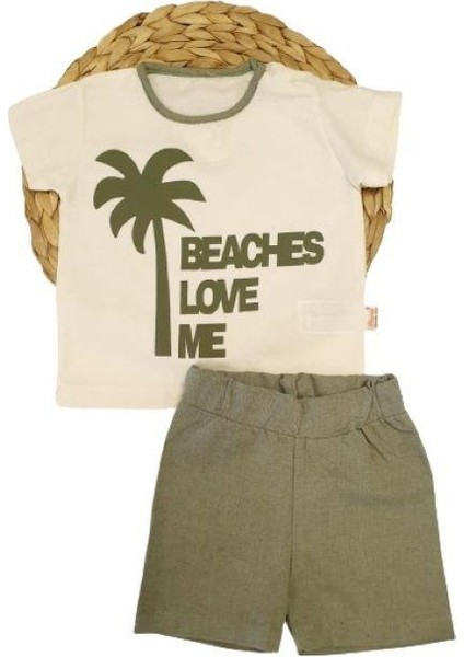 Beaches Erkek Bebek Şortlu Takım