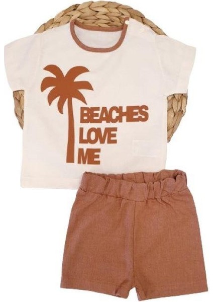 Beaches Erkek Bebek Şortlu Takım