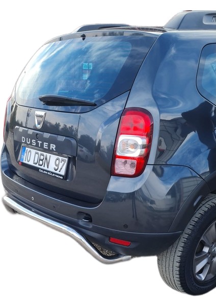 Dacia Duster 2018 Öncesi Krom Arka Tampon Koruma Paslanmaz