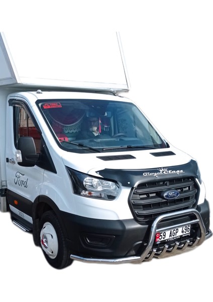 Ford Transit 2013 Sonrası Krom Ilaveli Ön Tampon Koruma