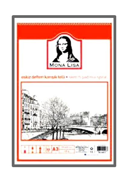 Mona Lisa Eskiz Defteri A3 50 Yaprak