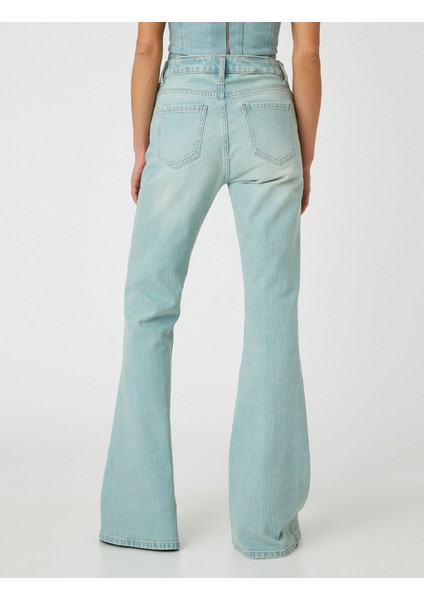 Ispanyol Paça Kot Pantolon Dar Kesim - Victoria Jeans indirimleri