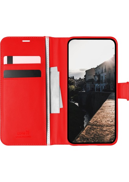 Samsung Galaxy A7 2017 Kılıf Case, Suni Deri, Kartlık Cüzdan Bölmeli Mıknatıslı Kapatma Kopçalı Standlı Kapaklı Kılıf