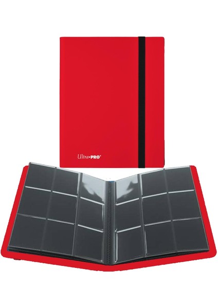 Ultra Pro Pro Binder Eclipse Apple Red 9 Cepli 360 Kart Kapasiteli Albüm