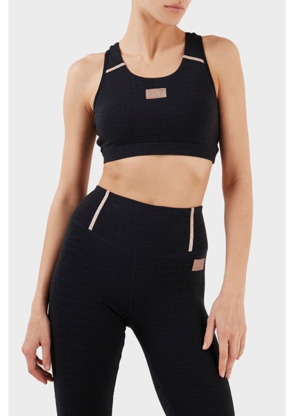 Logolu Çıkarılabilir Pedli Bisiklet Yaka Sporcu Sütyen Bayan Sütyen 3RTH02 Tjkez 1200