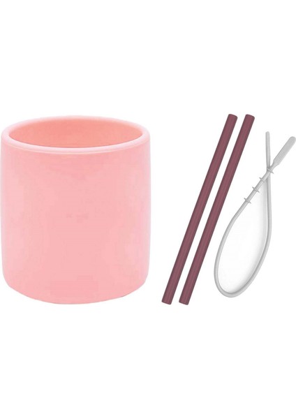 Silikon Mini Bardak ve Pipet Set